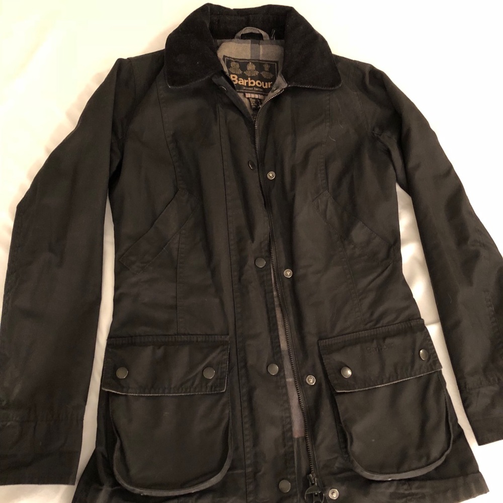 Barbour black jacket